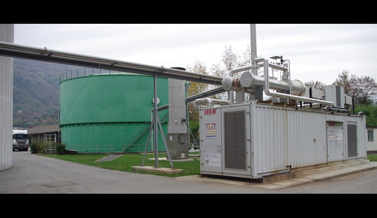 Das Klärgas der Abwasserreinigungsanlage von Lugano wird mit einem Blockheizkraftwerk zur Wärme- und Stromproduktion genutzt. (Quelle: AIL)