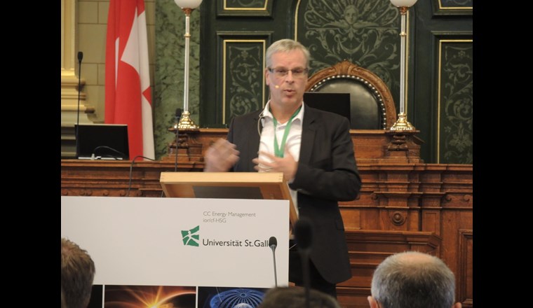 Andreas Bolliger von der Erdgas Ostschweiz AG...