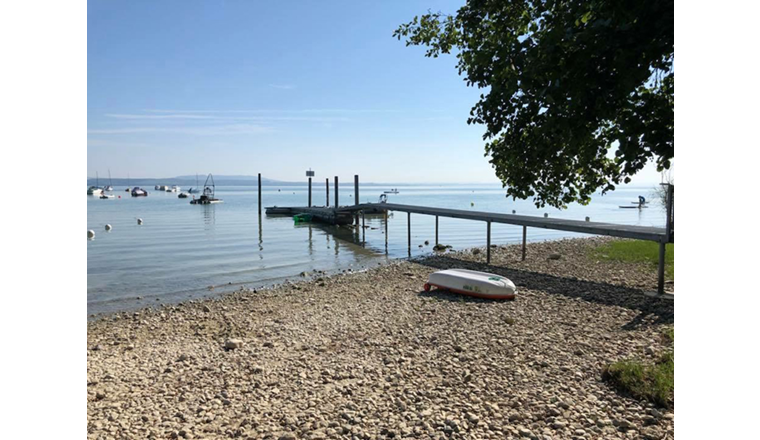 2018 war auf der Alpen-Nordseite, wie zum Beispiel hier am Bodensee,  das bisher wärmste gemessene Jahr seit Beginn der Messungen vor über 150 Jahren. (Foto: BAFU)