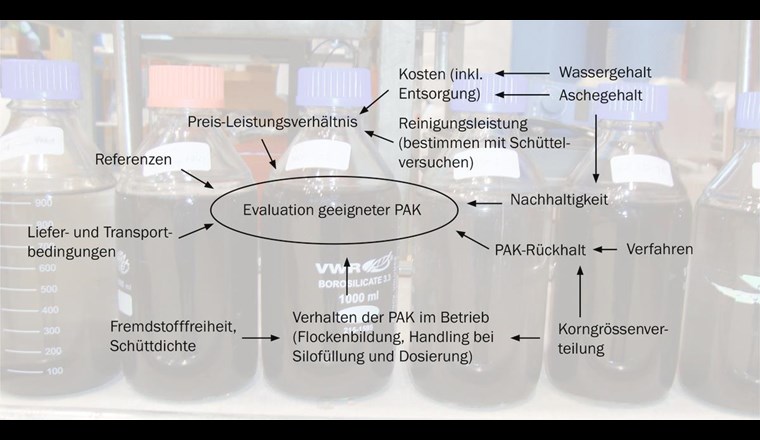 Fig. 5 Mögliche Einflussfaktoren bei der Evaluation geeigneter PAK