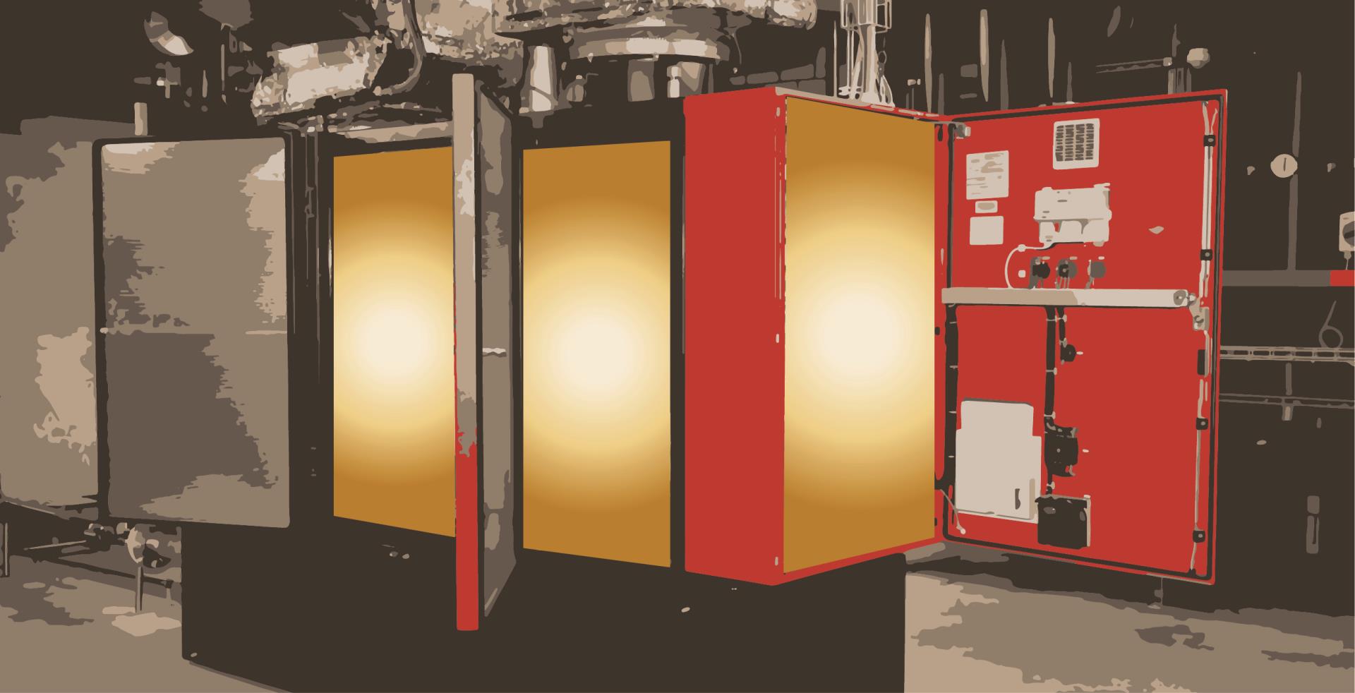 Das Gehäuse eines Blockheizkraftwerks mittlerer Leistung mit attraktivem Inhalt: Eine nutzungsoptimierte Betriebsweise erlaubt eine wirtschaftliche Nutzung.