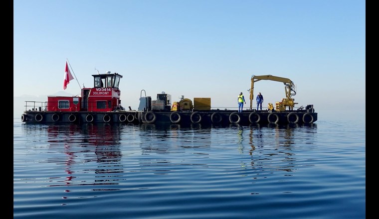 Auf dem Genfer See werden derzeit ökologische Vorgänge sowie die Wechselwirkungen zwischen Wasser und Atmosphäre untersucht. (Foto: Eawag/Natacha  Pache)
