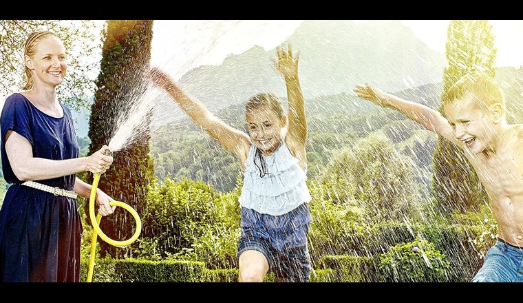 Nicht jeden Sommer kann man mit dem Wasser so freizügig umgehen - manchmal heisst es, wie im Sommer 208, auch rationieren. (Foto: ewl)