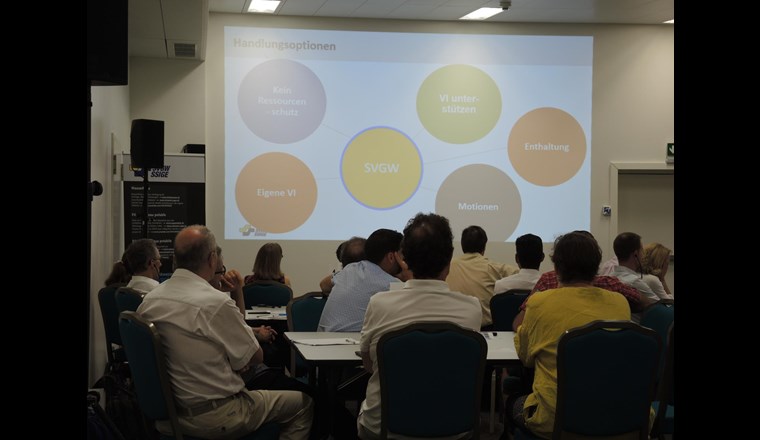 Optische Darstellung der Handlungsoptionen des SVGW betreffend Trinkwasserinitiative.