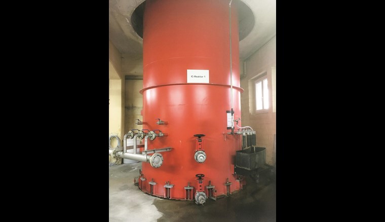 Biogasreaktor der ARA