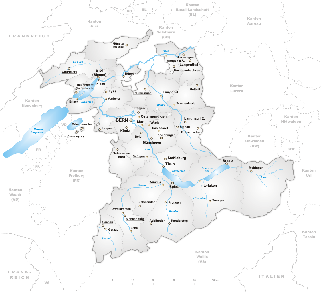 (c) Tschubby, https://de.wikipedia.org/wiki/Datei:Karte_Kanton_Bern.png