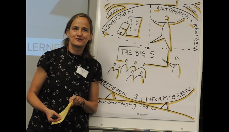 Eva Heinimann, Geschäftsführerin b-werk bildung Gmbh.