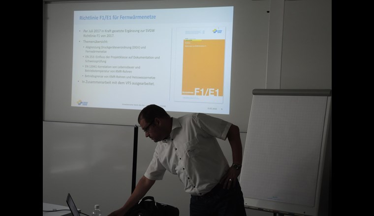 Hauptthema bei Stefan Güpfert war die Fernwärme.