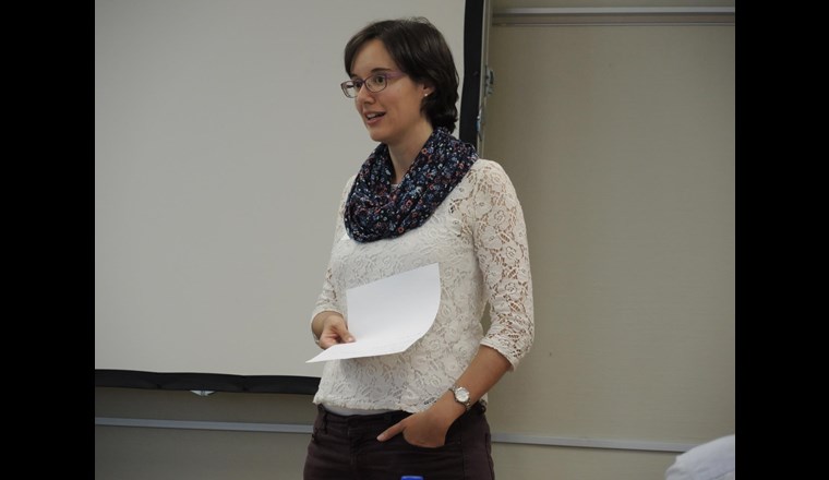 Silvia Oppliger von der Hunziker Betatech AG referierte im Namen des VSA unter anderem über die Abwassererentsorgung.