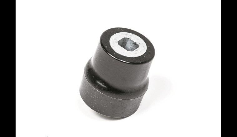 Kuppelmuffe mit Zinkguss-Insert aus Bio-PA mit Basaltfasern. (Quelle: TUC/SLK