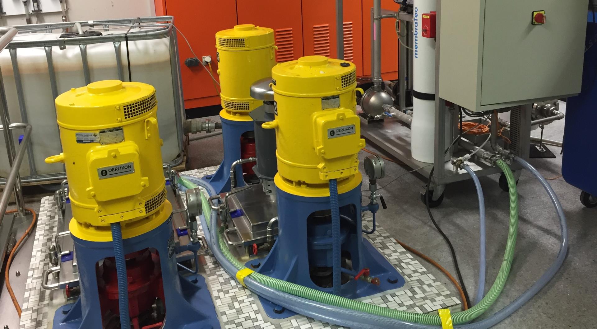 Mittels Umkehrosmose soll bei dieser Pilotanlage Chlorothalonil aus dem Wasser entfernt werden.