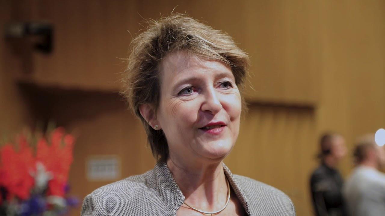 Bundesrätin Simonetta Sommaruga will in ihrem Präsidialjahr den Fokus auf die Energiewende legen. (Foto: ETH Zürich)