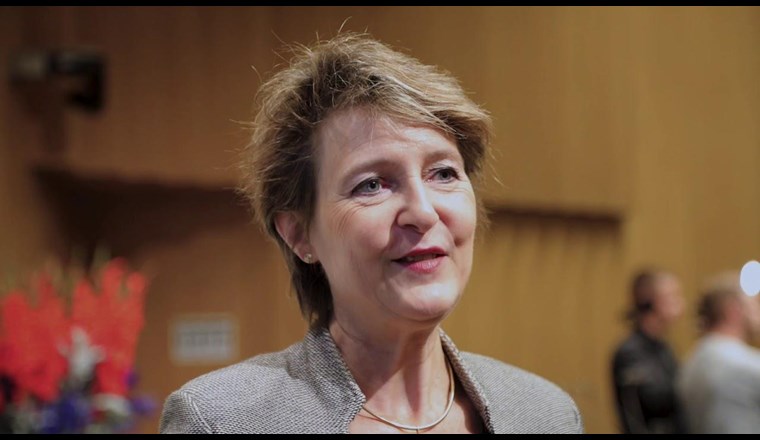 Bundesrätin Simonetta Sommaruga will in ihrem Präsidialjahr den Fokus auf die Energiewende legen. (Foto: ETH Zürich)