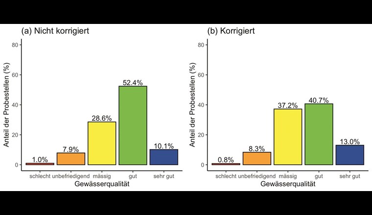 Vergleich der Verteilung des IBCH (a) und IBCH_2019 (b).