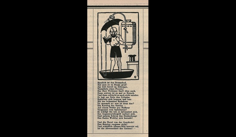 Herrlich ist das Brausebad...