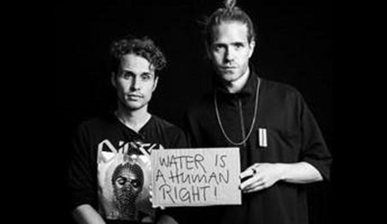 Engagieren sich auch für sauberes Trinkwasser: Lo & Leduc. (Foto: Viva con Agua)