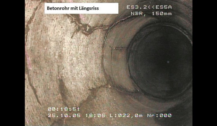 Die Rohrinspektion mittels Kanalfernsehen bringt eine Vielzahl von wassergefährdenden Infrastruktur-­schäden zum Vorschein. (Bild: Ing.-Büro Hans Ulrich Gränicher)
