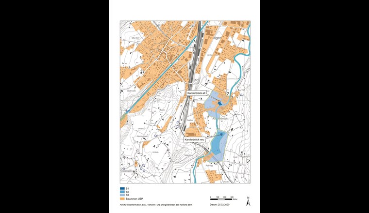 Überblick der Situation in der Gemeinde Frutigen.