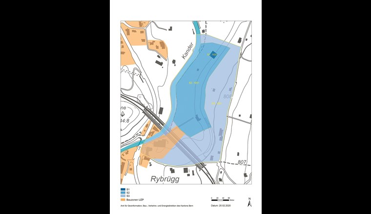 Als neuer Fassungsstandort in Frutigen wurde derjenige mit dem kleinsten Konfliktpotenzial ausgewählt.