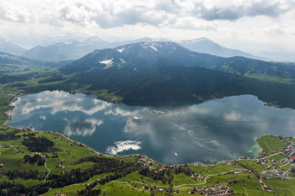 Im ganzen Ägerital herrscht derzeit grosse Trockenheit. (Foto: Einwohnergemeinde Oberägeri)