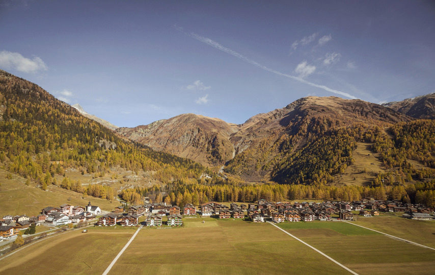 Oberwald befindet sich einige Hundert Meter weit von der Trasse der Gas-Pipeline Transitgas entfernt. (Foto: Obergoms Tourismus)