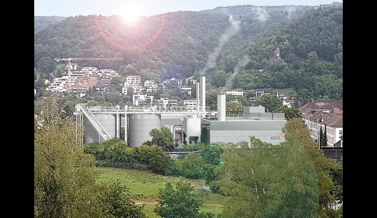 So soll die neue Heizzentrale in der der Baselbieter Kantonshauptstadt Liestal aussehen. (Visualisierung: ebl)