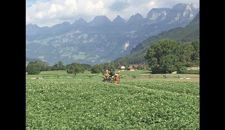 Neues Anlagenkonzept von Waschwässern der Landwirtschaft, um Pestizideinträge in die Umwelt zu vermeiden.