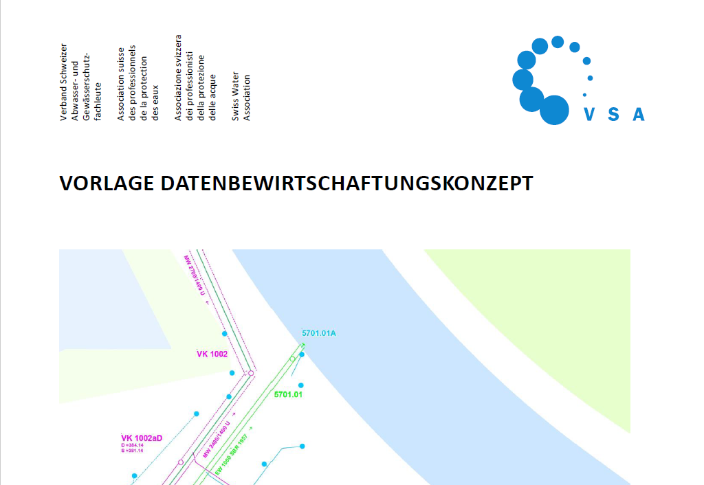 Screenshot "Vorlage Datenbewirtschaftungskonzept", (c) VSA