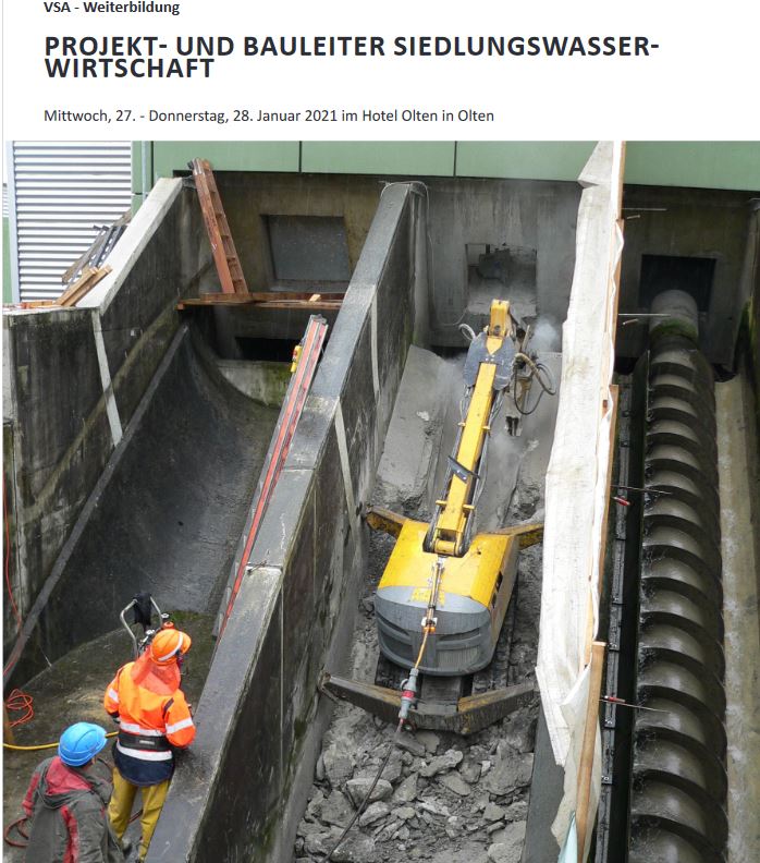 Fachkurs "Projekt- und Bauleiter Siedlungswasserwirtschaft", Foto VSA