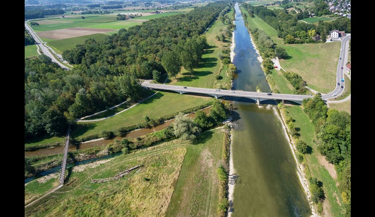 Die Thur bei Frauenfeld heute. (© IG Lebendige Thur)