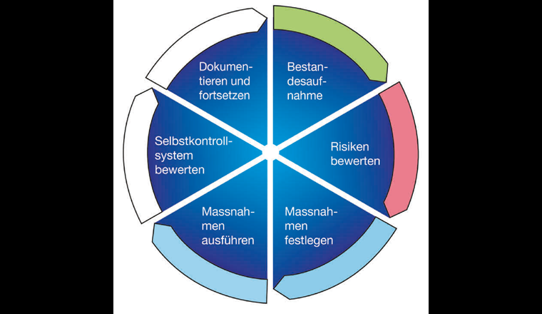Fortlaufender Prozess für das Risikomanagement.