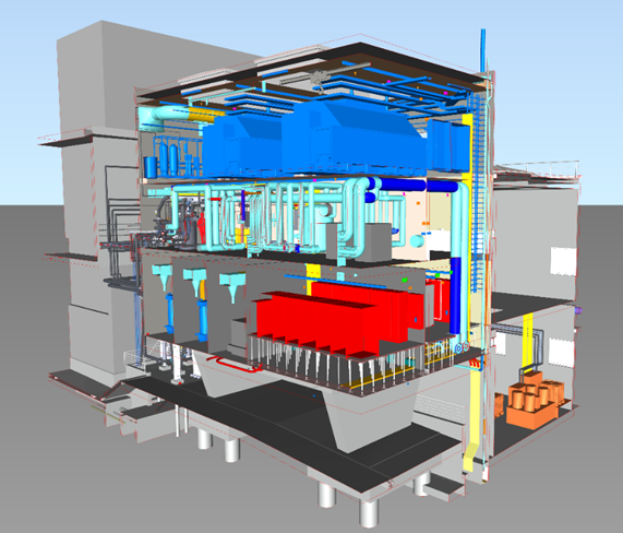 Modell der Power-to-Gas-Anlage von Limeco in Dietikon. (© Limeco)