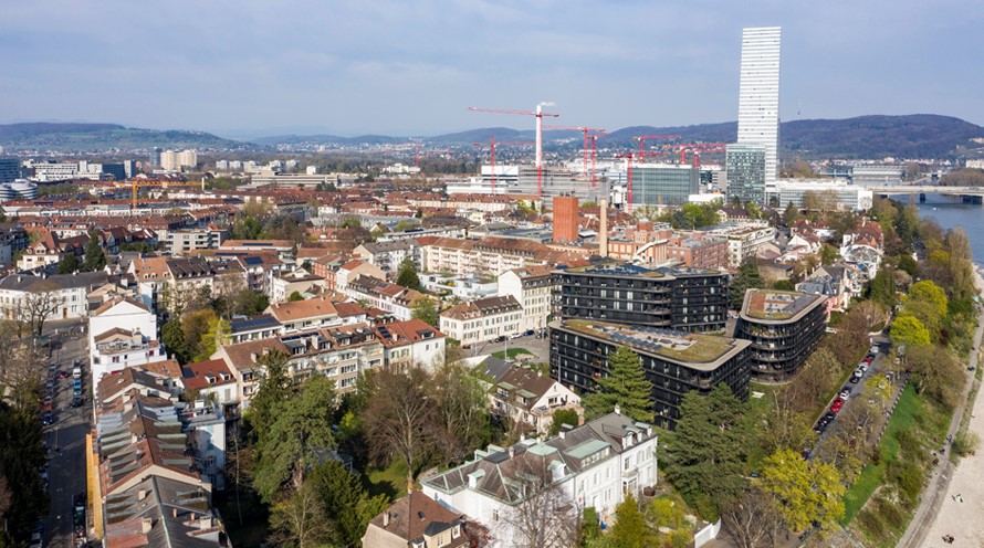 Der klimafreundliche Wärmeverbund im Basler Wettsteinquartier als Teil der Energiewende. (Foto: IWB)