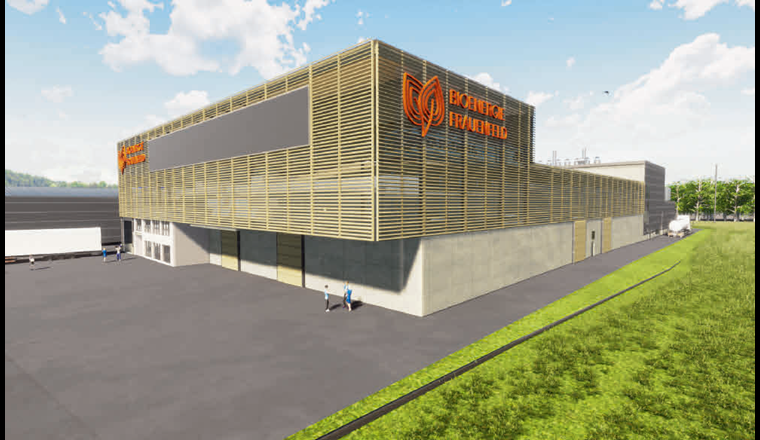 Visualisierung der Gesamtanlage.