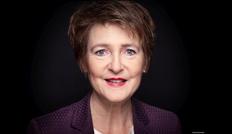 Bundesrätign Simonetta Sommaruga würdigte die Aktivitäten im Biosgas-Bereich. (Bild: Beat Mumenthaler)