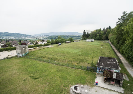 Das grösste Wasserreservoir des Kantons Bern in Mannenberg ist in die Jahre gekommen. In diesem Bereich ist ein Neubau geplant. (Foto: Wasserverbund Region Bern AG)