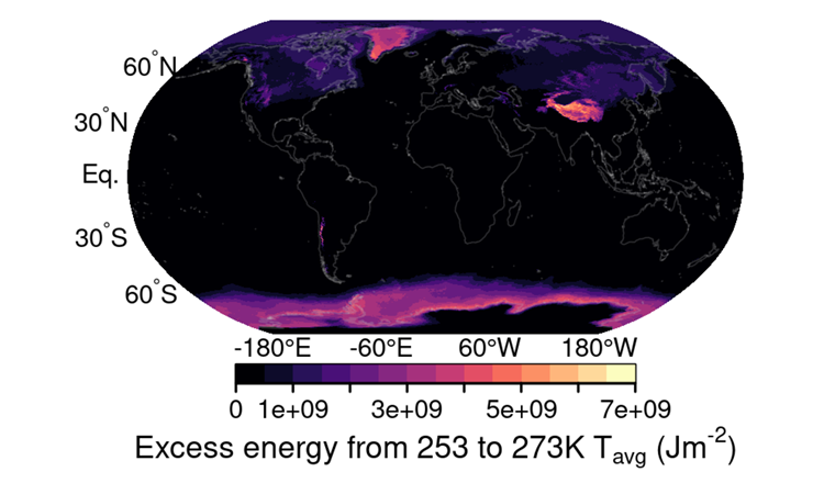 In Polarregionen und extremen Höhenlagen könnte sich die Umwandlung von Sonnenstrahlung in Wasserstoff durchaus lohnen. (Energy&Env.Science. doi: 10.1039/d1ee00650a)