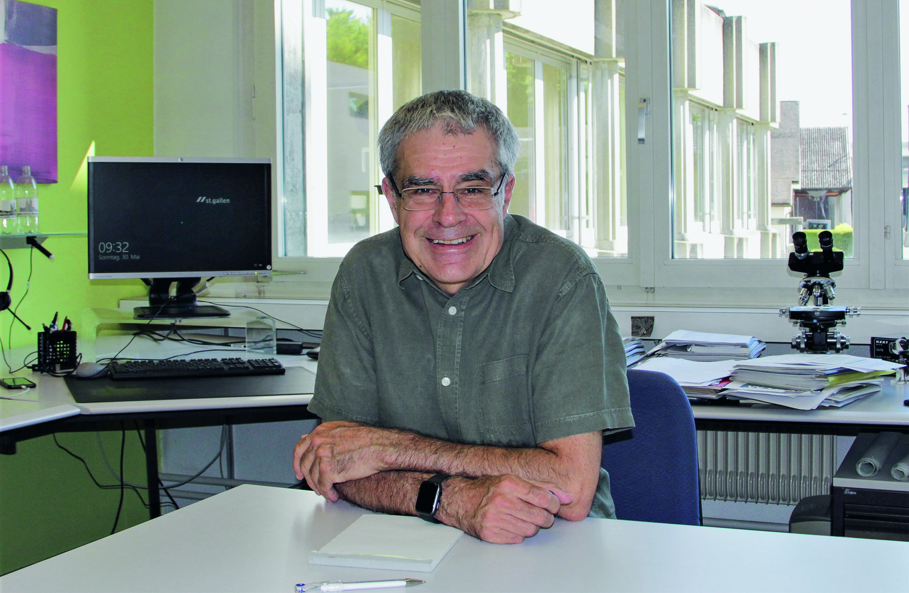 Rolf Stettler, Leiter Qualitätssicherung Wasser bei den St. Galler Stadtwerke. (© St. Galler Stadtwerke)