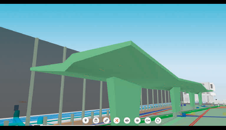 Rohbaumodell Schalung