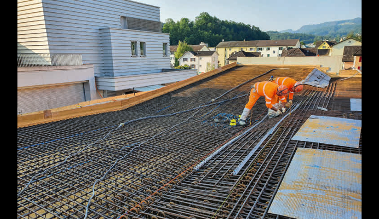 Bewehrungsverlegung (©B3 Brühwiler AG)