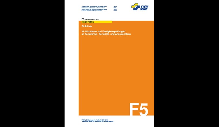 Die SVGW-Richtlinie F5 wird diesen Herbst vernehmlasst.