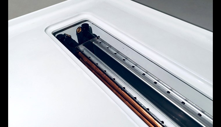 Die Wärmerückgewinnung direkt im Haushalt - zum Beispiel mit Wärmetauschern in
Duschrinnen - ist effizient und keine Gefahr für die Kläranlagen. (Bild: Joulia SA)