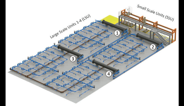 Test-Infrastruktur in 3D.