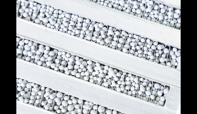 Wärmetauscher mit metallisiertem Zeolith. ( Fraunhofer FEP)