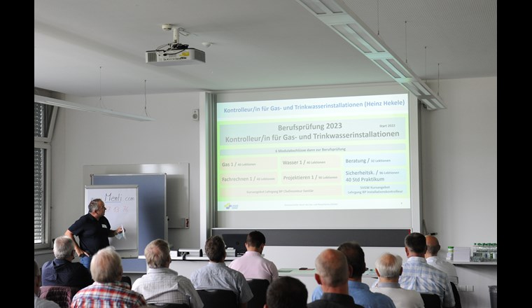 Präsentation zum Thema Revision (© SVGW)