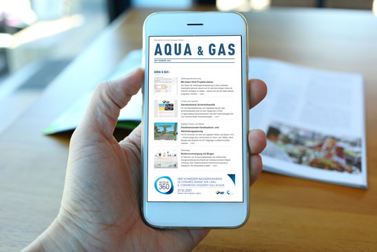 Der «Aqua & Gas»-Newsletter hat sich bewährt. Ab November 2021 werden die umfangreichen Inhalte neu auf drei separate Newsletter verteilt. (© 123rf.com/creativedoxfoto)
