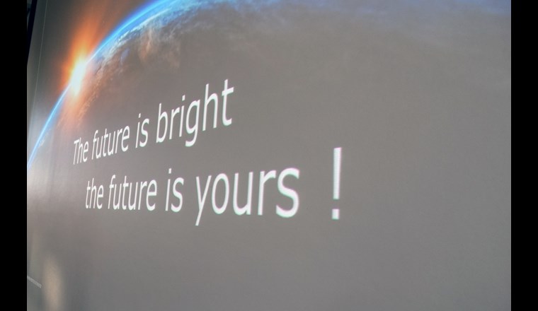 The future  is yours…