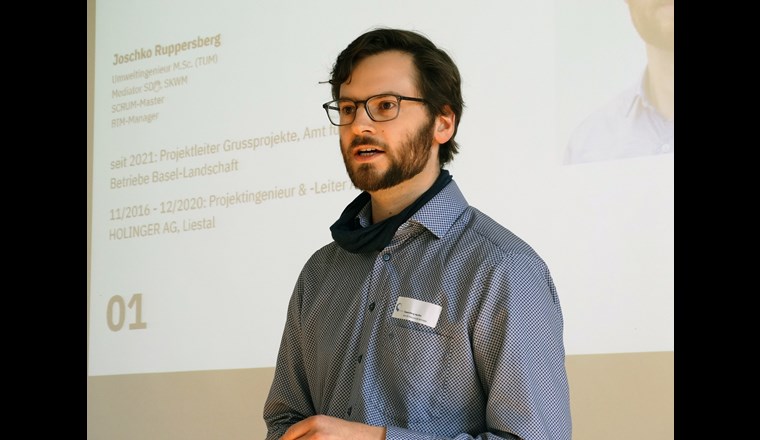 Joschko  Ruppersberg stellte "Lean Construction im Infrastrukturbau" vor
(c) Paul Sicher, VSA