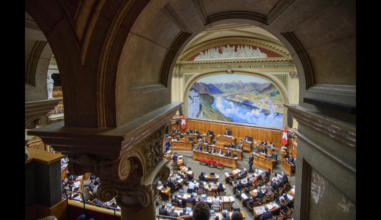 Nationalratssaal. (c) parlament.ch