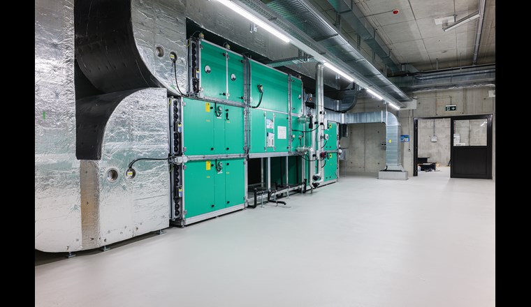 Im Störfall kann die Lüftungsanlage einen 10-fachen Raumluftwechsler bewerkstelligen.